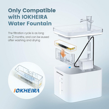 Load image into Gallery viewer, IOKHEIRA Replacement Carbon Filters Cat Water Fountain 2Pcs