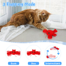 Charger l'image dans la galerie, Jouet électrique pour chat IOKHEIRA, avec de vrais sons et de l'herbe à chat de qualité supérieure, favorise la santé bucco-dentaire et la stimulation mentale et physique, design unique en forme de homard pour un plaisir félin sans fin