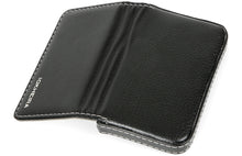 Charger l'image dans la galerie, Porte-cartes de visite à fermeture magnétique en cuir PU noir IOKHEIRA