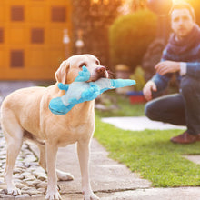 Load image into Gallery viewer, IOKHEIRA Dog Plush Toys, Stuffed Dog Toy for Small Medium Breed, Cute Dinosaur Squeaky Dog Toys Dog Chew Toys for Large Dogs (Indigo)