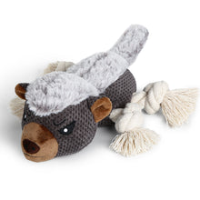 Load image into Gallery viewer, IPORLEER Dog Squeaky Toys, Dog Plush Toy for Large Breed, Cute Ratel Durable Stuffed Dog Toys with Crinkle Paper, Dog Chew Toys for Small, Middle & Large Dogs