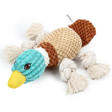 Load image into Gallery viewer, IPORLEER Dog Squeaky Toys, Stuffed Dog Toy for Large Dogs, Plush Dog Toys with Crinkle Paper, Dog Chew Toys for Small Medium Breed