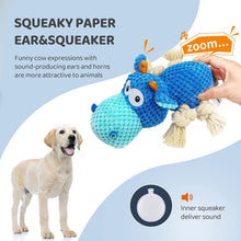 Load image into Gallery viewer, IOKHEIRA Dog Plush Toys, Interactive Squeaky Toy for for Aggressive chewers