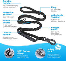 Load image into Gallery viewer, IOKHEIRA 6Ft /4Ft Dog Leash Rope with Comfortable Padded Handle (Black)