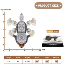 Load image into Gallery viewer, IPORLEER Dog Squeaky Toys, Dog Plush Toy for Large Breed, Cute Ratel Durable Stuffed Dog Toys with Crinkle Paper, Dog Chew Toys for Small, Middle & Large Dogs