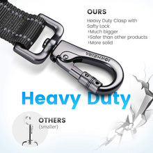 Load image into Gallery viewer, IOKHEIRA 6Ft /4Ft Dog Leash Rope with Comfortable Padded Handle (Black)