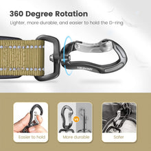 Load image into Gallery viewer, IOKHEIRA 4-6 FT Strong Bungee Dog Leash Army Green