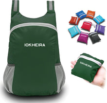 Load image into Gallery viewer, IOKHEIRA Ultra Lightweight Hiking Backpacks