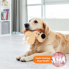 Charger l'image dans la galerie, PUHOHUN Jouets couineurs pour chiens Jouets en peluche pour chiens de grande taille Jouets pour chiens avec papier froissé et couineur Jouets pour chiens à tirer avec corde nouée Jouets en peluche doux pour chiens pour le nettoyage des dents et l'ennui