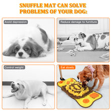 Load image into Gallery viewer, IOKHEIRA Snuffle Mat for dogs, Dog Enrichment Toy for Dog Boredom Breaker, Interactive Feeding Game, Stimulating Dog Toys for Puppies Medium and Large Dogs