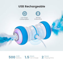 Load image into Gallery viewer, IOKHEIRA Interactive Feather Cat Toy