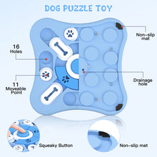 Load image into Gallery viewer, PUHOHUN Dog Puzzle Slow Feeder Toys, Dog Treat Dispenser with Squeaky and Non-Slip Design, Interactive Dog Toys for IQ Training & Mental Stimulating Puzzle Bowl