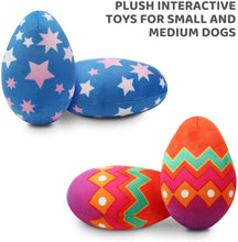 Load image into Gallery viewer, IOKHEIRA Dog Toys for Aggressive Chewers (Easter Eggs)