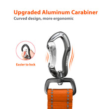 Load image into Gallery viewer, IOKHEIRA Dog Seatbelt, Orange Dog Seat Belt, Adjustable Dog Seatbelt Harness, Reflective Bungee Dog Car Seatbelt with Hook& Buckle, Dog Car Seat Belt with Aviation Aluminum Alloy Swivel Carabiner