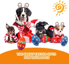 Load image into Gallery viewer, IOKHEIRA Dog Toys for Aggressive Chewers (Easter Eggs)