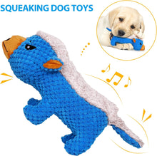 Load image into Gallery viewer, IOKHEIRA Dog Plush Toys for Aggressive Chewers, Indestructible Dog Squeaky Toys with Crinkle Paper, Durable Teething Chew Toys for Medium and Large Breed