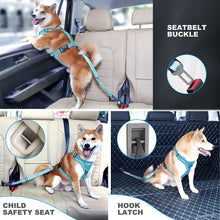 Load image into Gallery viewer, IOKHEIRA Dog Seat Belt, Updated 3-in-1 Multifunctional Pet Safety Belt