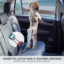 Load image into Gallery viewer, IOKHEIRA Dog Seat Belt, Updated 3-in-1 Multifunctional Pet Safety Belt