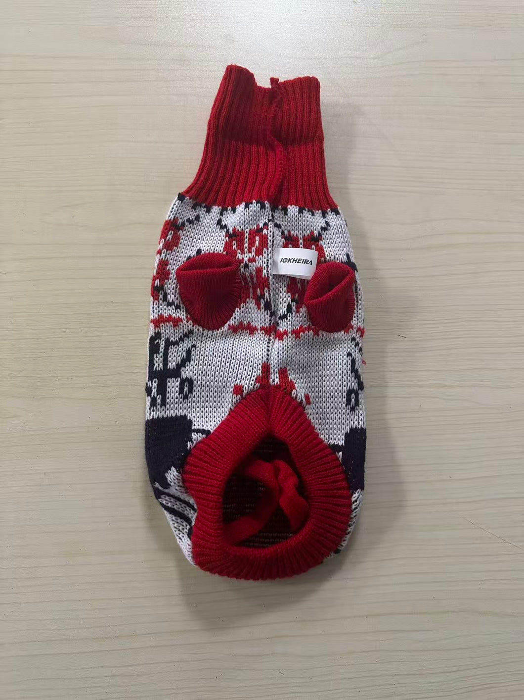 IOKHEIRA Dog Sweater Christmas Knitted Dog Coats for Small Dogs Cats Pet Clothes Soft Thickening Warm Puppy Shirt Customes Clothing for Small Dogs Cats