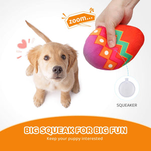 IOKHEIRA Dog Toys for Aggressive Chewers (Easter Eggs)