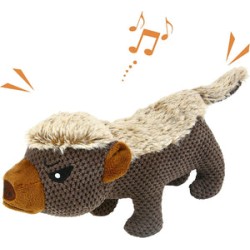 IOKHEIRA Aggressive Chewers Plush Toy - Durable Heavy-Duty Dog